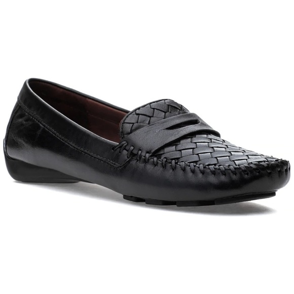 ROBERT ZUR PETRA LOAFER BLACK LEATHER women’s size 12 or men’s size 10 - Picture 3 of 10